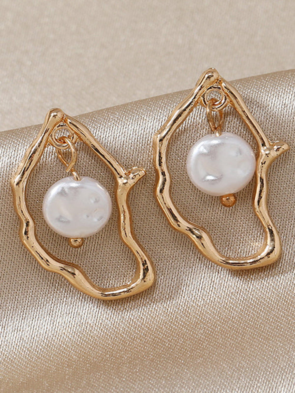 Irregular Pearl Earrings