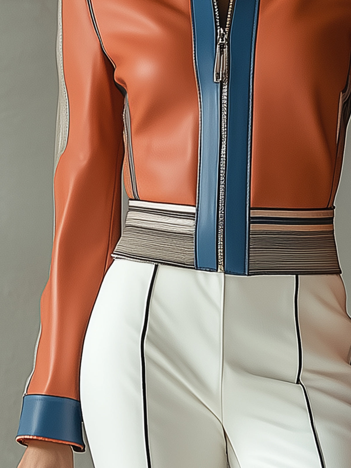 Color Block Chic Jacket