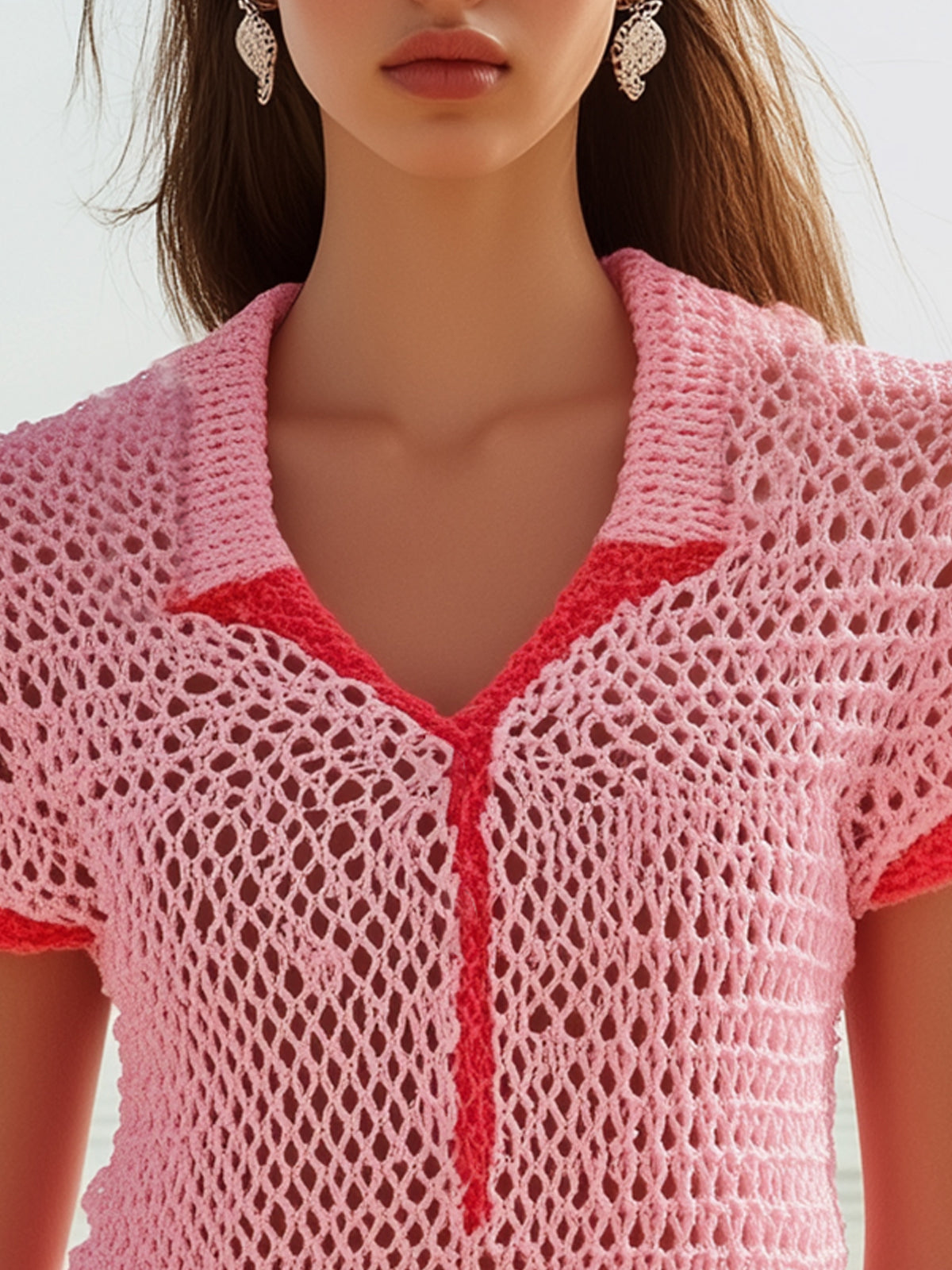 Edgy Knit Top and Mini Skirt Set