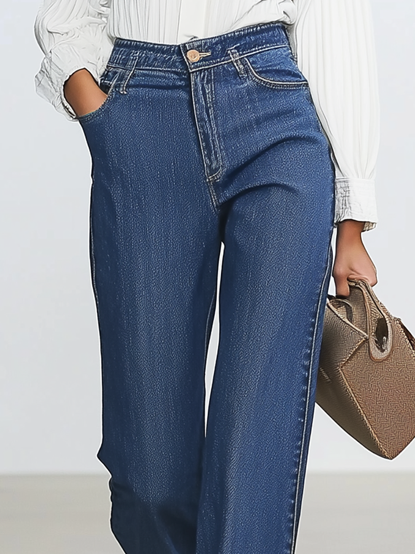 Daily Casual Long Jeans