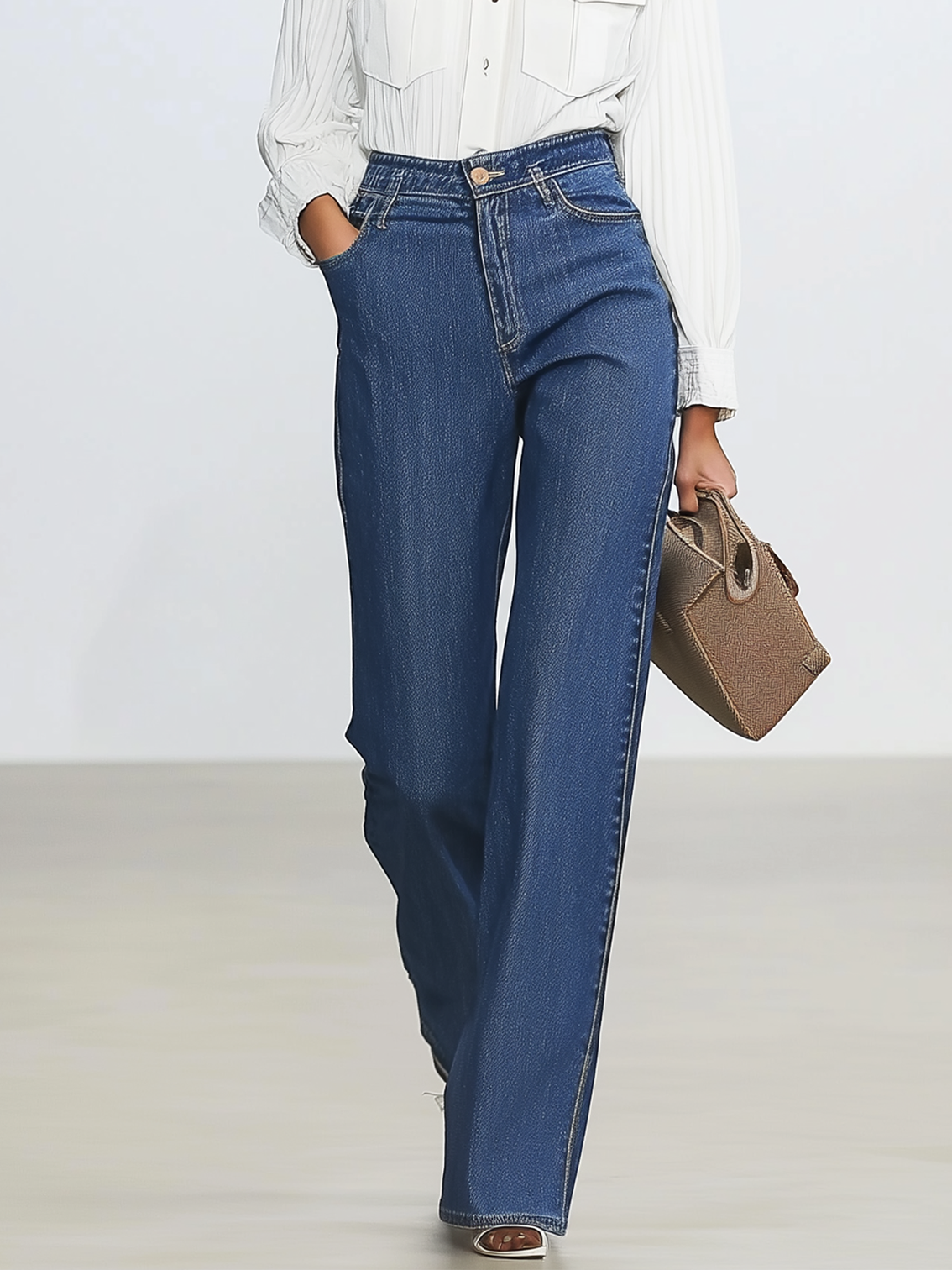 Daily Casual Long Jeans