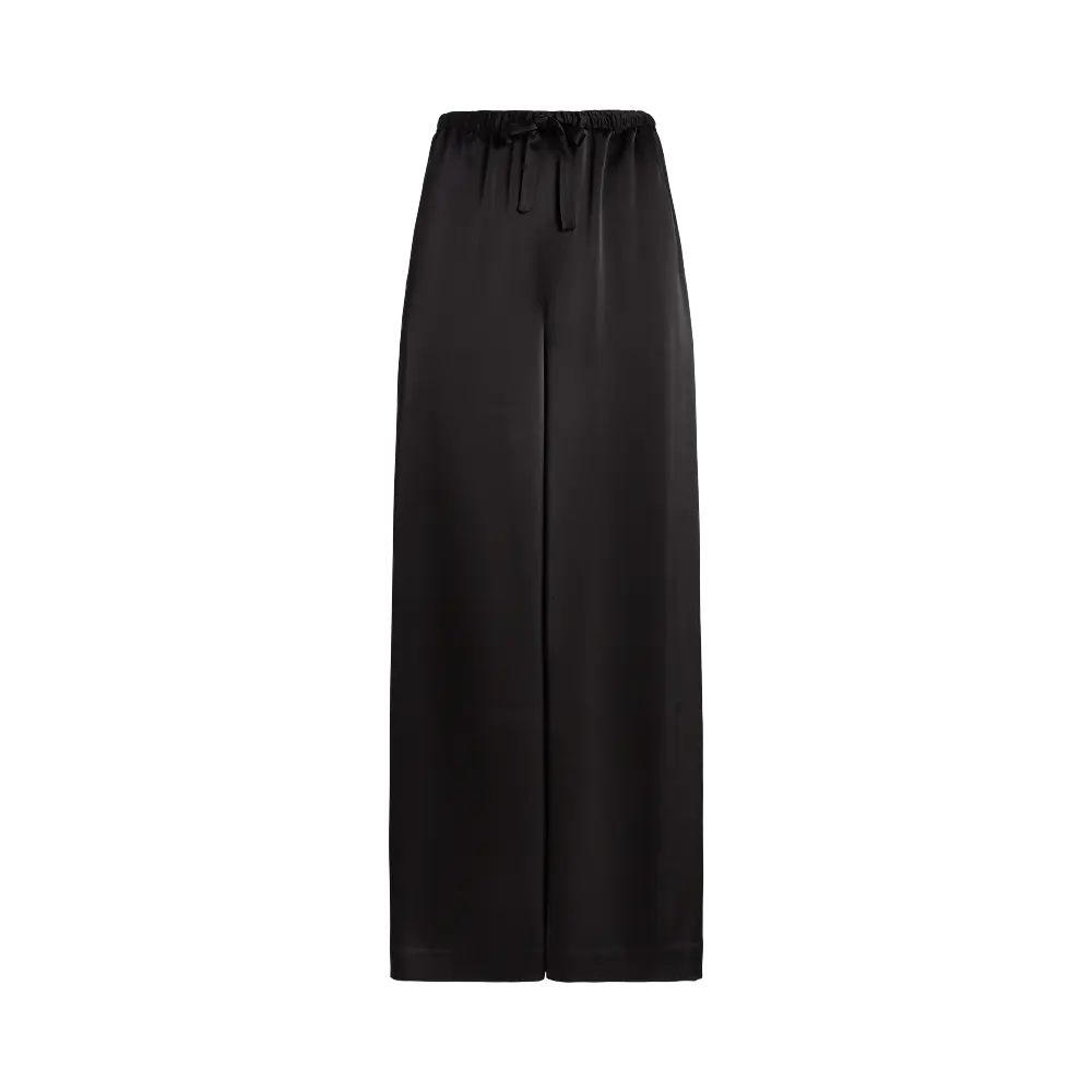 Satin Wide-Leg Pant