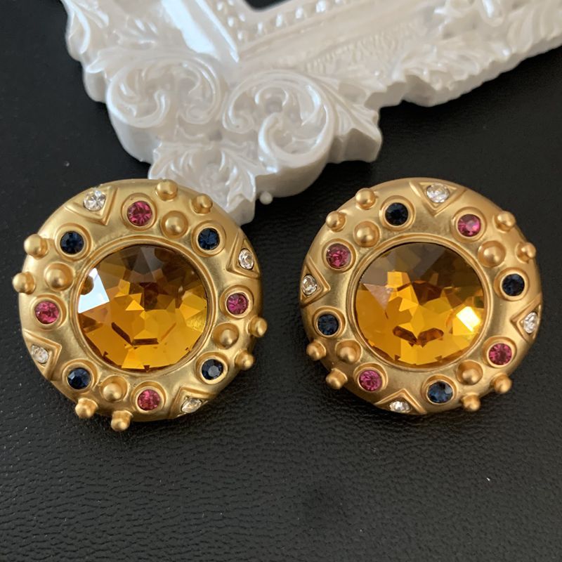 Boucles d'oreilles en cristal vintage