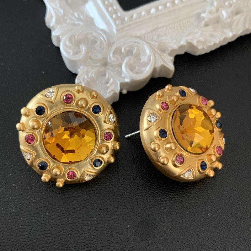 Boucles d'oreilles en cristal vintage