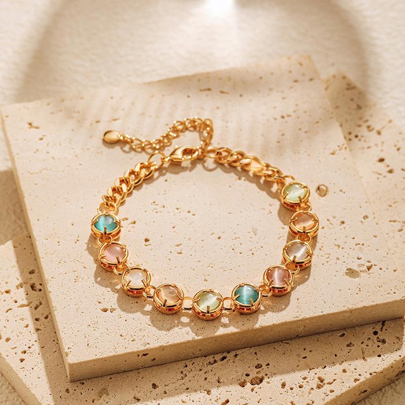 Cat's Eye Beaded Bracelet