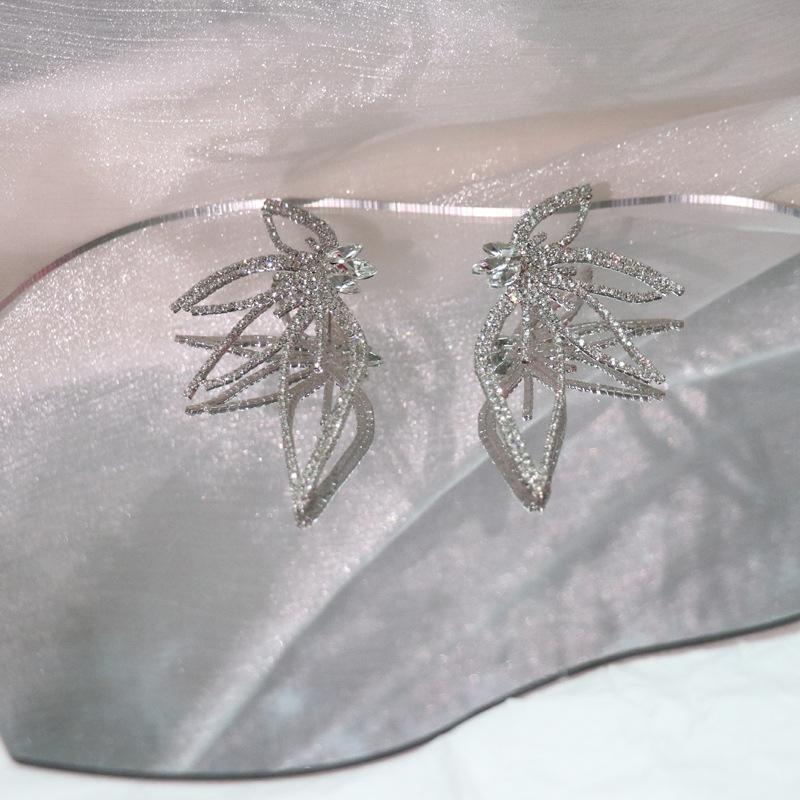 Hollow Butterfly Wing Earrings