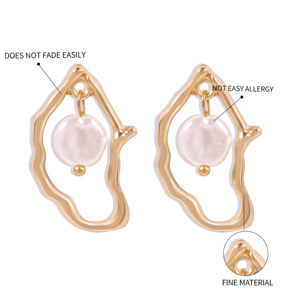 Irregular Pearl Earrings