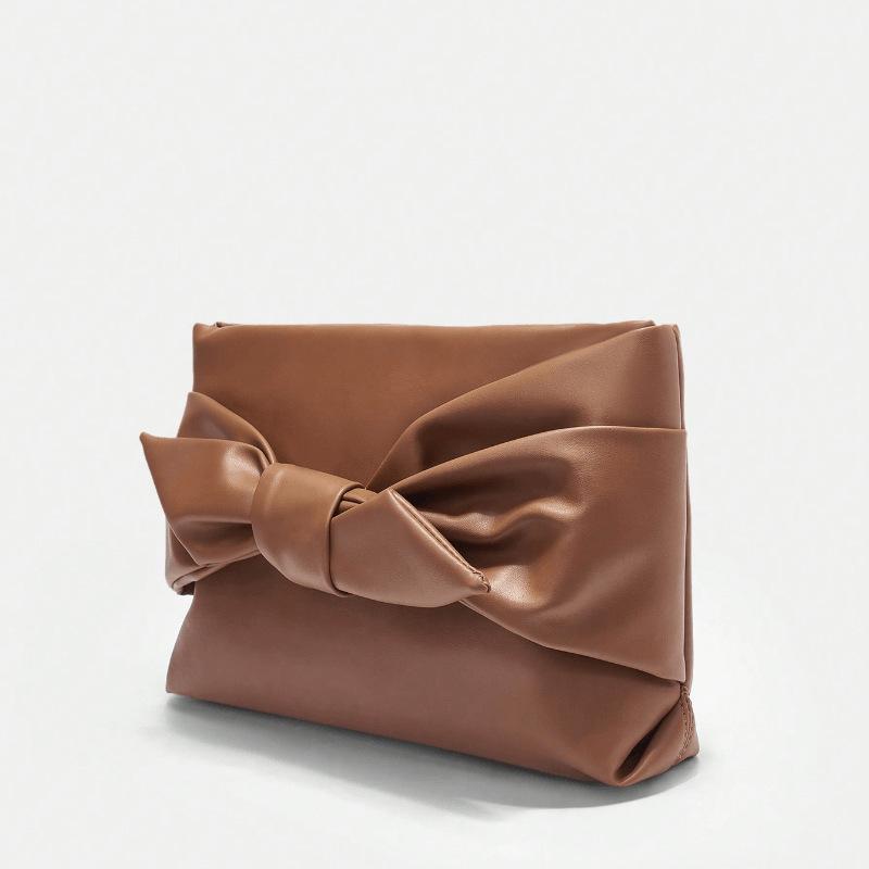 Folded Bowknot Clutch Bag