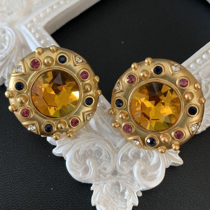 Boucles d'oreilles en cristal vintage