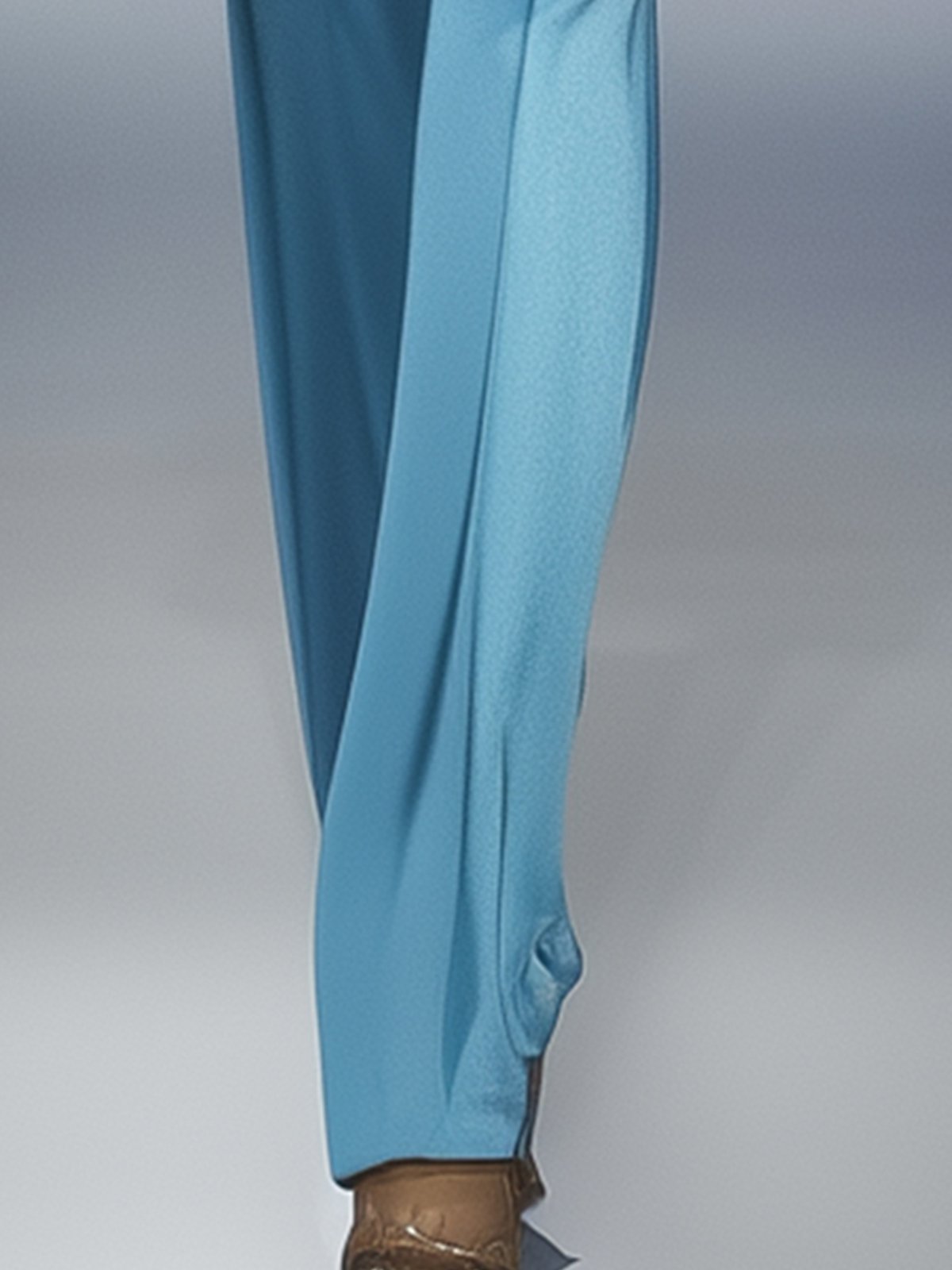 Light Blue Satin Pants