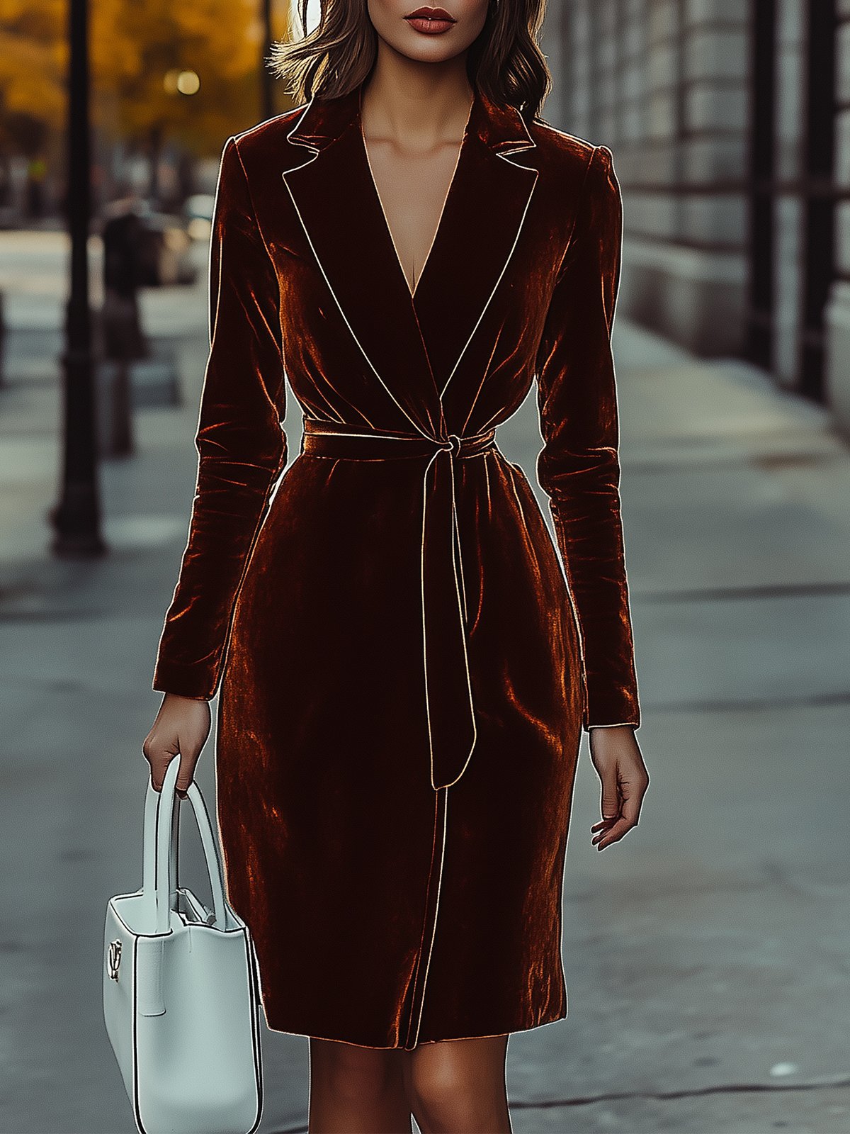 Elegant Velvet Dress