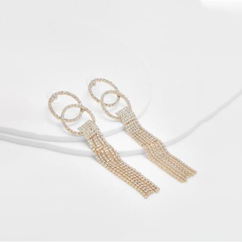 Hoop Tassel Earrings