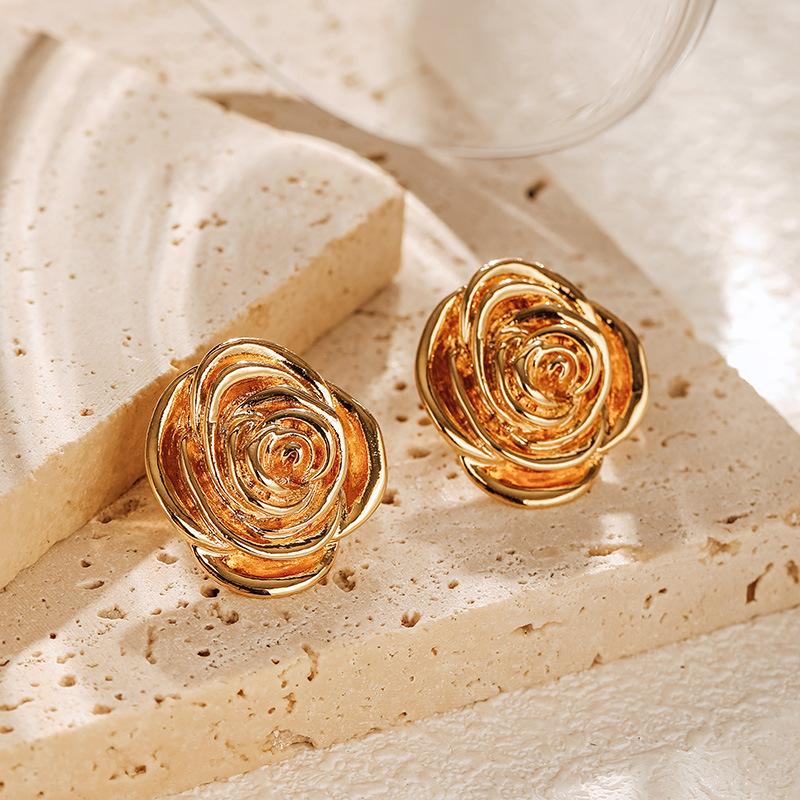 Vintage Rose Earrings