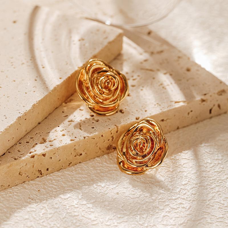 Vintage Rose Earrings