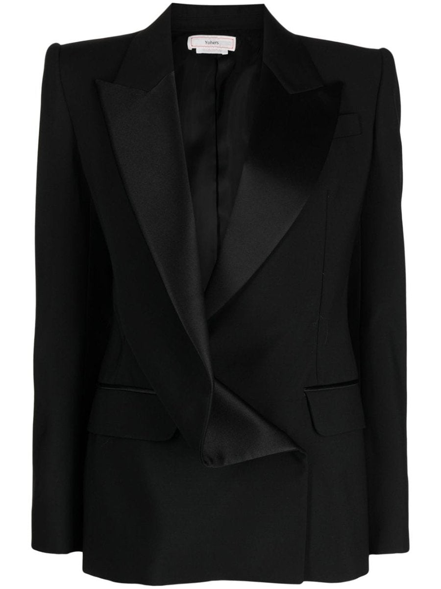 Double-breasted Structured Blazer