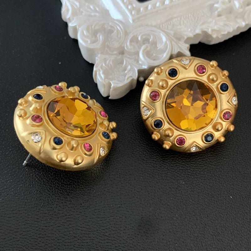 Boucles d'oreilles en cristal vintage