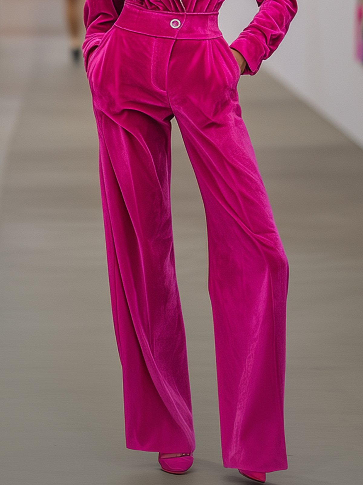 Charming Rose Pink Jumpsuit