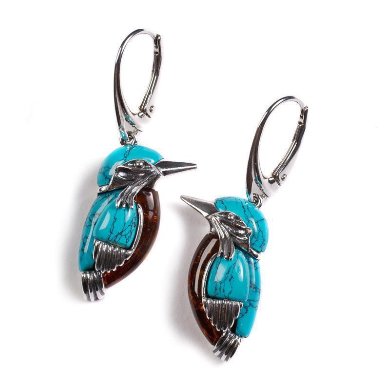 Vintage Bird Alloy Earrings