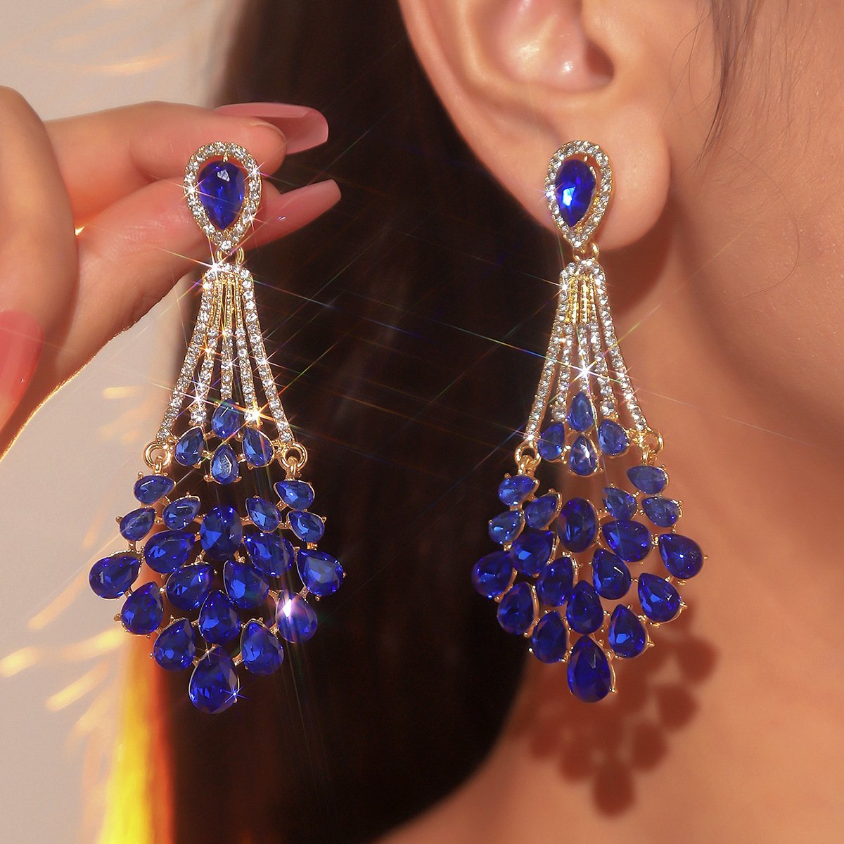 Colored Watermelon Earrings