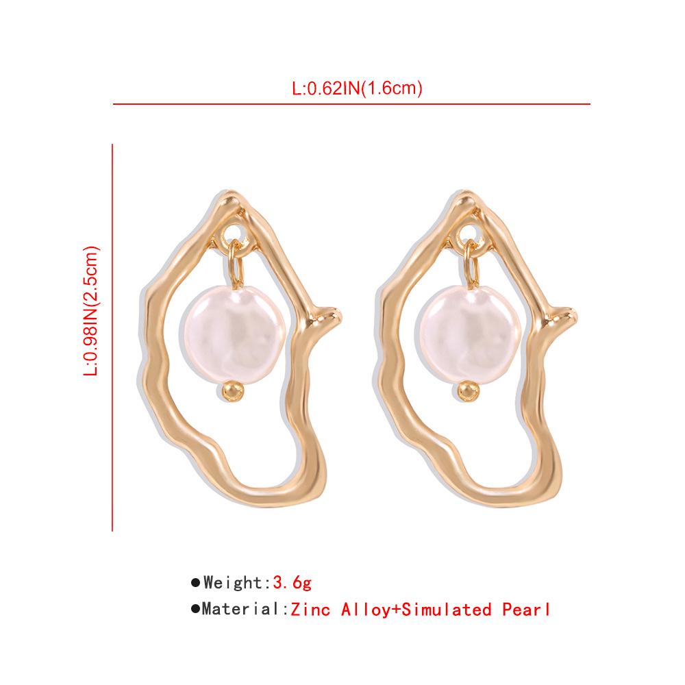 Irregular Pearl Earrings