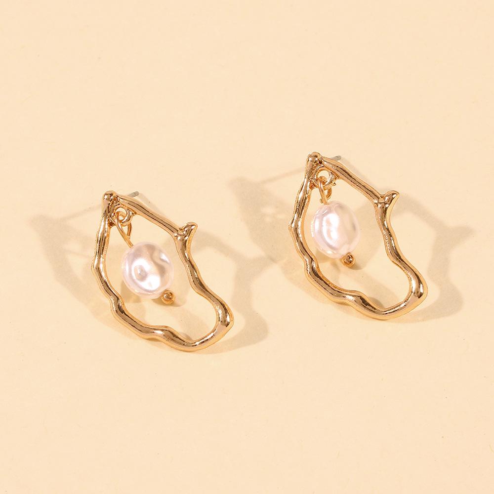 Irregular Pearl Earrings