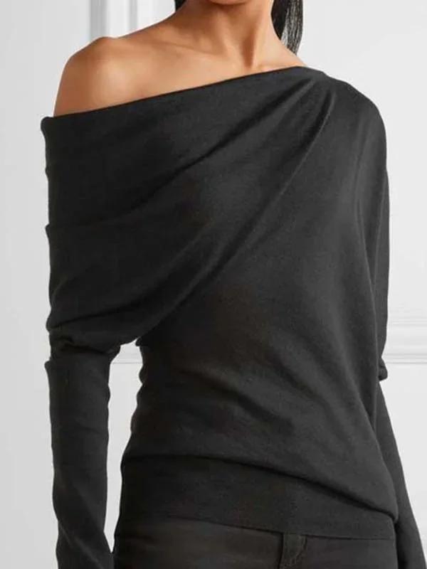 Urban Asymmetric One-Shoulder T-Shirt Top