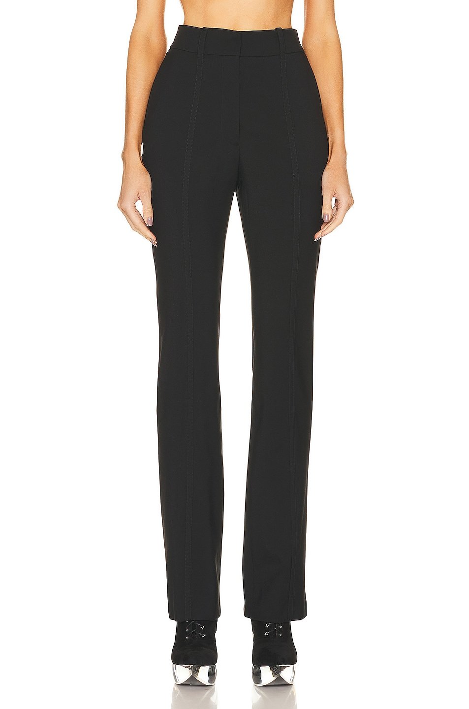 Black Straight Trousers