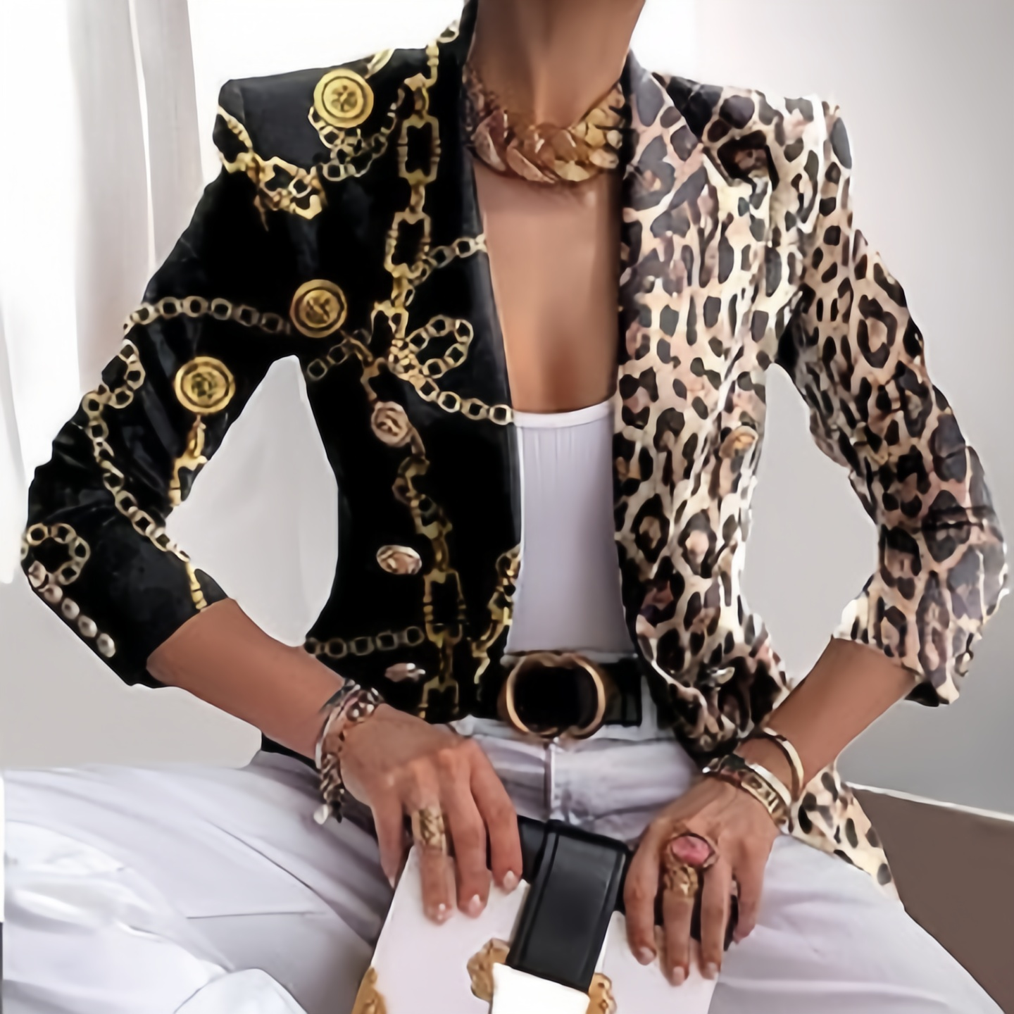 Leopard Print Jacket