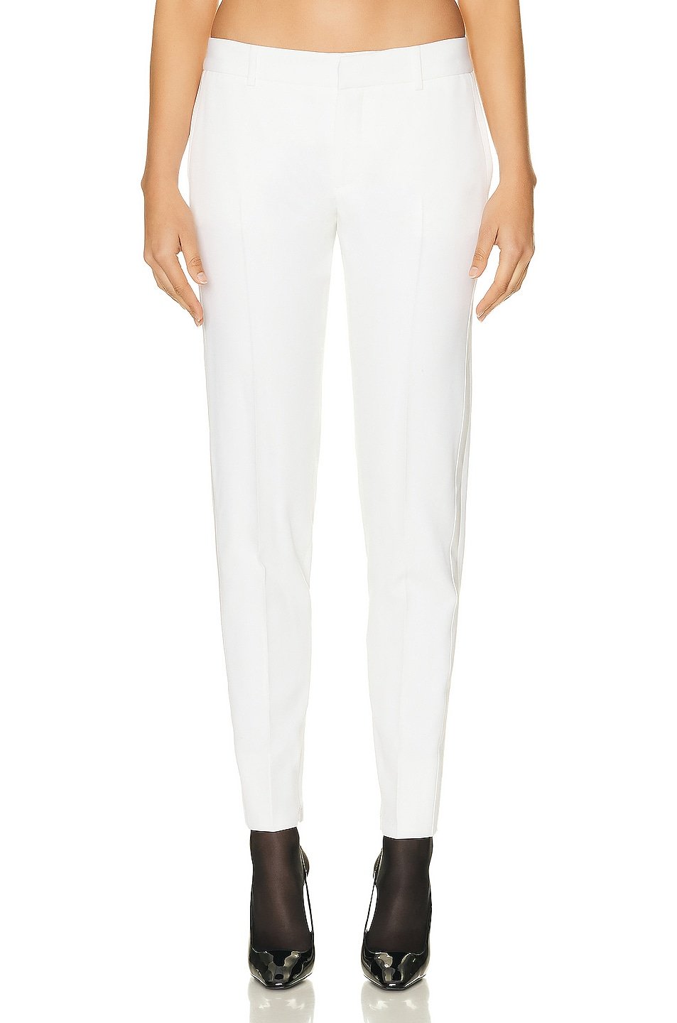 Pantalon slim blanc pur