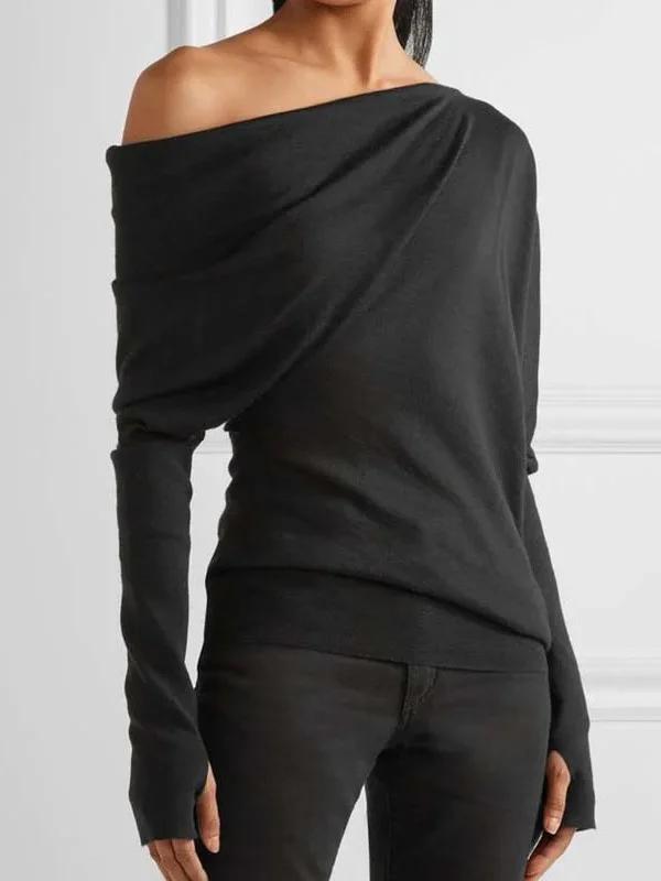 Urban Asymmetric One-Shoulder T-Shirt Top