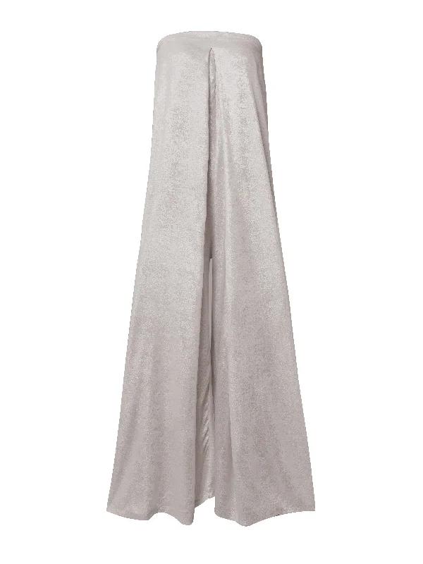 Casual Wide Leg Strapless Tube Jumpsuits